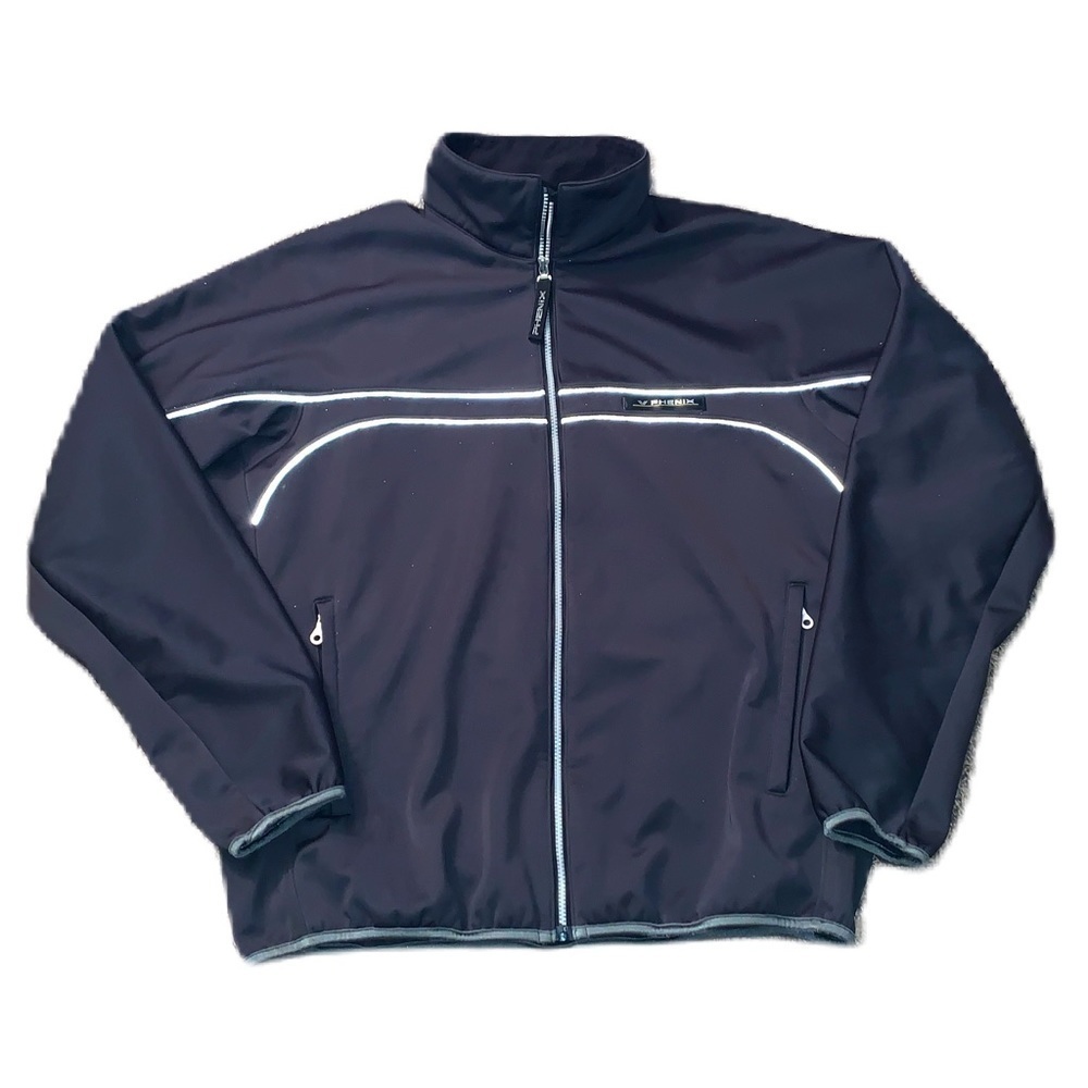 Phenix XL Jacket Ski Snowboarding Performance Soft Shell Grey Reflective Trim